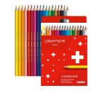 Caran d'Ache Swisscolor permanentní pastelky sada 18 barev kartonová