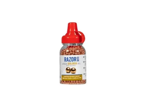 RazorGun Golden ocelové kuličky do praku 1500ks