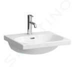 Laufen - Lua Umyvadlo 50x46 cm, s přepadem, otvor pro baterii, LCC, bílá H8160814001041