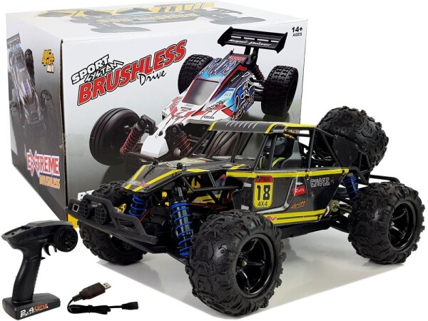 Mamido Auto na dálkové ovládání R/C 4x4 Buggy Enzone 45 km/h žluté