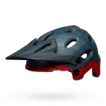 Cyklistická helma Bell Super DH Spherical matte blue/crimson M