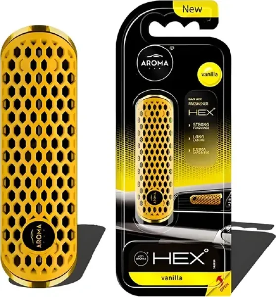 Accura CAR HEX vanilka / Osvěžovač vzduchu do auta / Vůně do interiéru