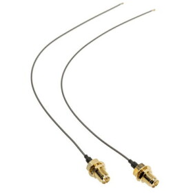 AKASA I-PEX MHF4L na RP-SMA F Pigtail Cable 22 cm 2 ks A-ATC01-220GR