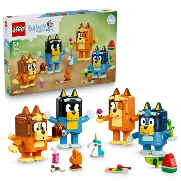 LEGO® Bluey 11217 Bluey a její rodinka z kostek
