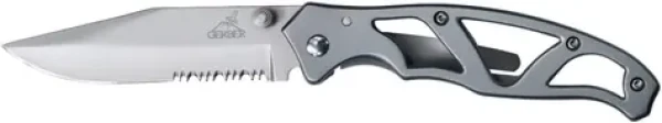 GERBER Paraframe II stříbrná / Zavírací nůž / kombinované ostří (22-48447)