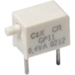 C & K Switches U811J85W3GE223 tlačítko 120 V, 28 V/DC 1 A 1x zap/(zap) červená (š x v) 15.24 mm x 12.70 mm 1 ks Bulk