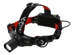 Cattara Čelovka LED 180lm ZOOM černá / CREE XP-E 3 W / 3x 1.5 V AAA / IP44 / doprodej (13122)