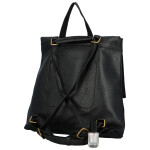 Stylový dámský koženkový kabelko-batoh Octavius, černý