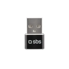 SBS Adaptér USB samec - USB-C samica černá (TEADAPTUSBTC)