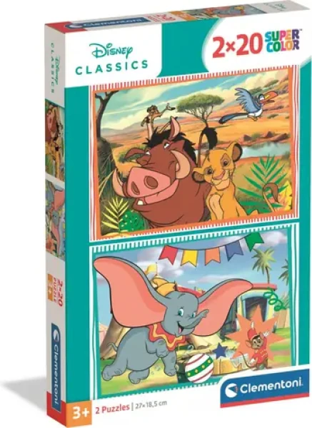 CLEMENTONI Puzzle Lví král a Dumbo