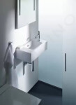 DURAVIT - Vero Umývátko 500x250 mm, s přepadem, s otvorem pro baterii vpravo, bílá 0703500008