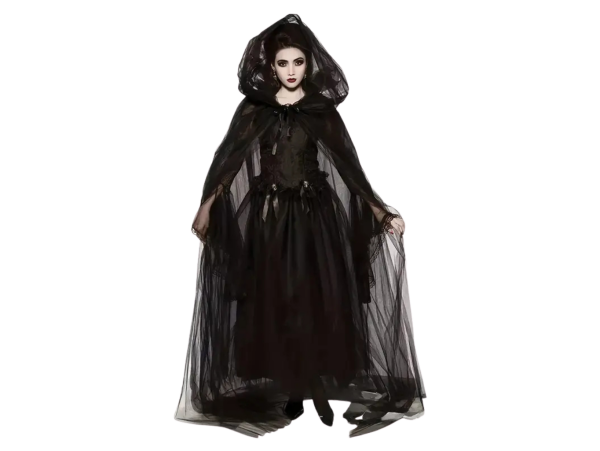 Dovoz Plášť černý průhledný