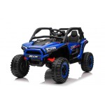 Mamido Elektrické autíčko Buggy UTV KCK 4x4 modré 24V | 800W | 50 kg | EVA | LED | 2,4Ghz | ECO kůže