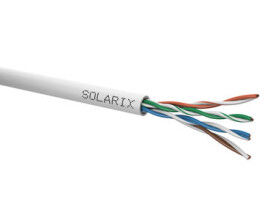 Solarix SXKD-5E-UTP-PVC-1000 UTP, Cat5E, drát, PVC, 1000m