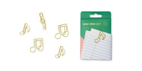 Kancelářské sponky Hudba 5 ks