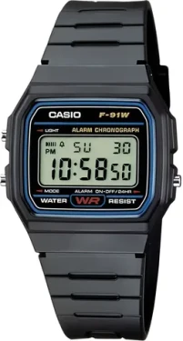 Casio F-91W-1YER Retro Style / Unisex digitální hodinky (F-91W-1YER)