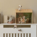 Maileg Hrad pro myšky Maileg Castle Hall Beige / Green, béžová barva, papír