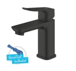 Grohe - Umyvadlová baterie s výpustí Push-Open, studený start, matná černá (1018612430)