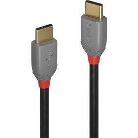 LINDY USB kabel USB 2.0 USB-C ® zástrčka, USB-C ® zástrčka 0.50 m černá 36870
