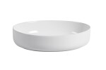 Erga Oval, umyvadlo na desku 550x400x140 mm, bílá lesklá, ERG-V03-OVAL55-WH