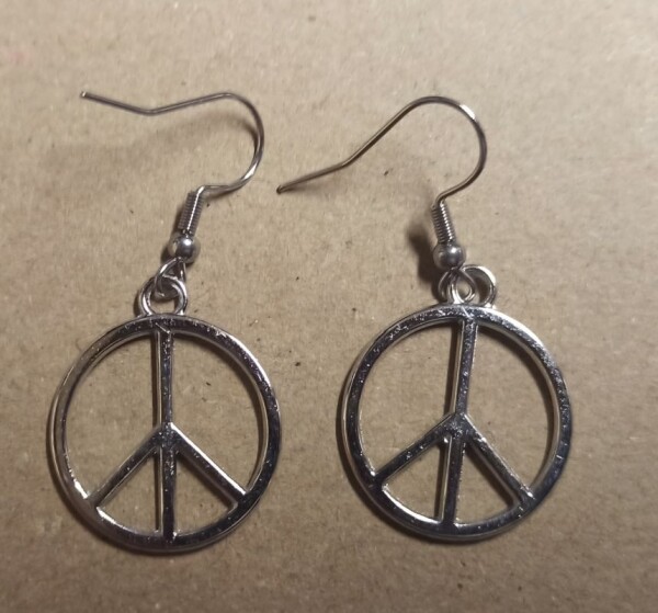 Ptakoviny.cz Náušnice hipís stříbrné 2cm