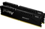 Kingston Fury Beast Black 64GB (2x 32GB) DDR5 6400MHz / CL32 / DIMM / On-Die ECC / XMP / 1.4V (KF564C32BBK2-64)