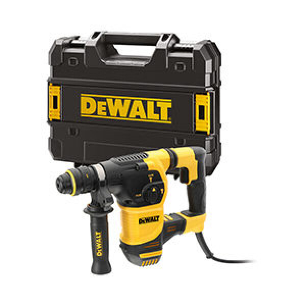 DeWalt D25334K-QS / Kombinované kladivo SDS Plus 30 mm s odpruženou rukojetí a rychlovýměnným sklíčidlem / 950W (D25334K-QS)