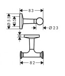 AXOR - Universal Circular Dvojháček, leštěný vzhled zlata 42812990