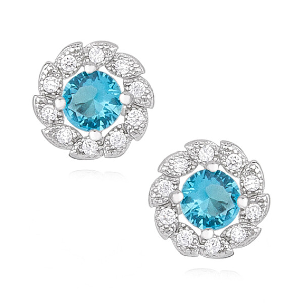 LUNICA Veselé stříbrné náušnice 0088 Ag 925; ≤1,4 g.