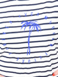 RVCA TROPIC FUTURE MUSCLE NAVY STRIPE dámská tílko - S