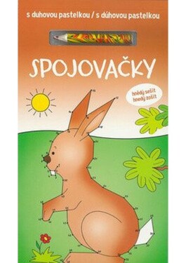 Spojovačky duhovou duhovou pastelkou