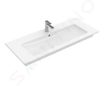 VILLEROY & BOCH - Venticello Umyvadlo nábytkové 1200x500 mm, s přepadem, otvor pro baterii, alpská bílá 4104CL01