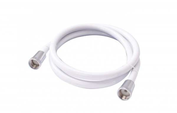 Rubineta - Sprchová hadice PVC černá/bílá - Barva - Bílá OLBA600058B