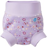 Splash About kojenecké plavky Happy Nappy - Lilac Spring, velikost: XL