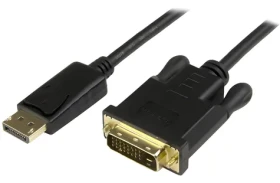 StarTech černá / Adaptér DisplayPort na DVI / 1920 x 1200 / 0,9 m (DP2DVI2MM3)