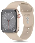 Tech-Protect Silicone Strap pro Apple Watch 38/40/41 mm hnědá / Řemínek / Silikonový / Pro Apple Watch 4/5/6/7/8/9/SE