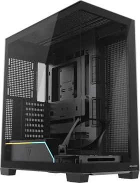 MODECOM Volcano Stellar Plus černá / ATX / 1x USB-C / 2x USB 3.0 / bez zdroje / průhledná bočnice (AT-STELLAR-PLUS-NF-0000-10)