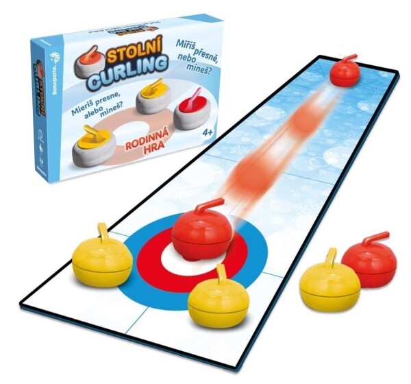 Curling stolní společenská hra