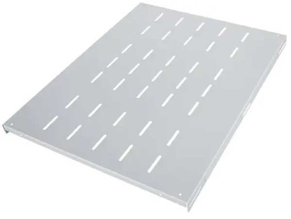 Intellinet Police pro 19" rack 1U šedá / Police / Nosnost 100 kg / 483x800 mm / Ocel (712293)