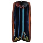 Stylová dámská kožená peněženka Bellugio Elisana, hnědá