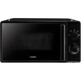 MORA MT122B černá / Mikrovlnná trouba / 700 W / 20 l / mechanické ovládání (100002202456)