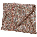 Luxusní dámské psaníčko Michelle Moon Elizara, růžové