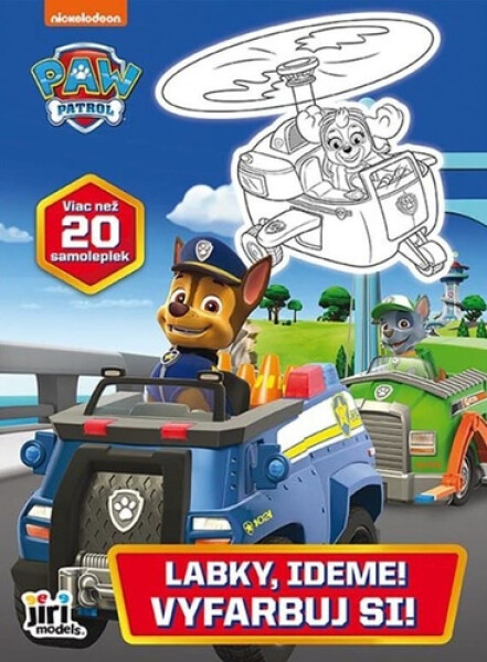 Vyfarbuj si! Labková patrola Labky, ideme!