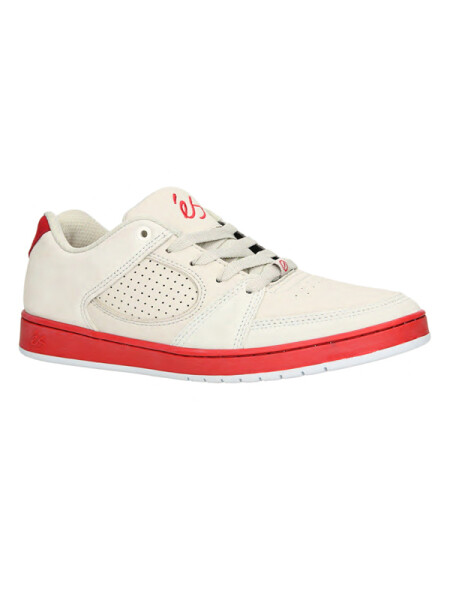 éS Accel Slim WHITE/WHITE/RED pánské letní boty