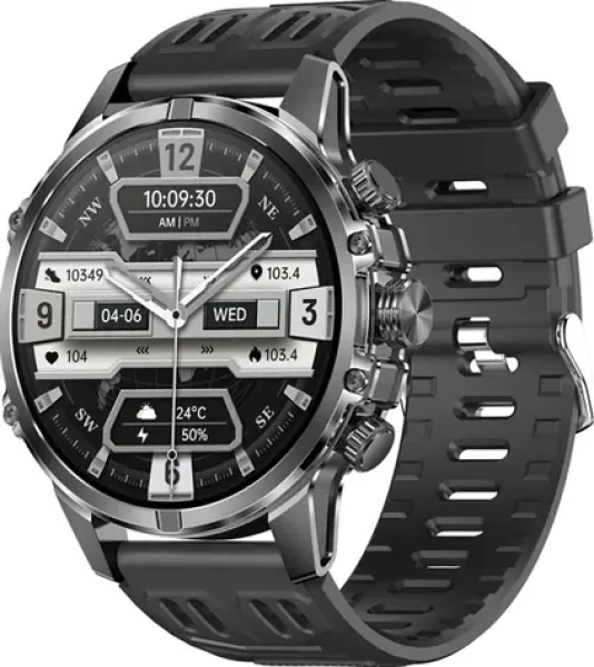 Blitzwolf BW-AT6 plus černá / Chytré hodinky / 1.75" / BT 5.3 / IP67 / Android iOS (BW-AT6 plus)