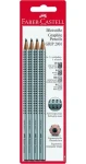 FABER-CASTELL Grip 2001 Grafitová tužka - HB/H/2B/B 4ks (117198)