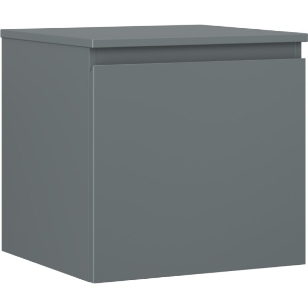 MEXEN/S - Orio koupelnová skříňka pod umyvadlo 50 cm s deskou, 1 šuplík, grafit mat 91A10-05047-1-BFC66