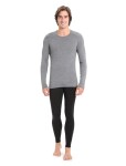 Pánské triko ICEBREAKER Mens 260 Tech LS Crewe, Gritstone Heather velikost: XXL