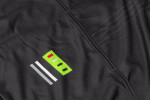 Pánský cyklistický dres MAESTRO, černá/žlutá fluo (elastický materiál MicroCool, velikost M)
