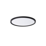 SAPHO - AZPO stropní LED svítidlo, ø 225, 11,8W, 3000/4000/6000K, IP54, černá mat 31513
